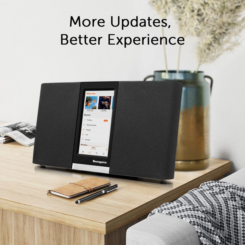 商品Sungale|WiFi Internet Radio w/ Sleek Design, Great Sound & many Music options,价格¥1057,第5张图片详细描述