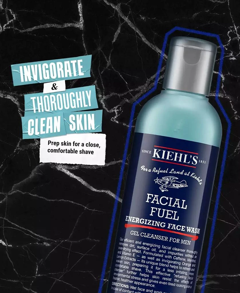 商品Kiehl's|Facial Fuel Invigorating Face Wash, 16.9 oz.,价格¥112,第4张图片详细描述