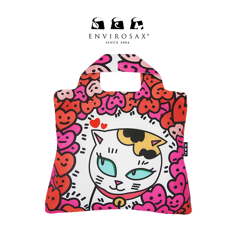 手提包女士春卷包环保袋旅行袋波普猫咪系列 商品
