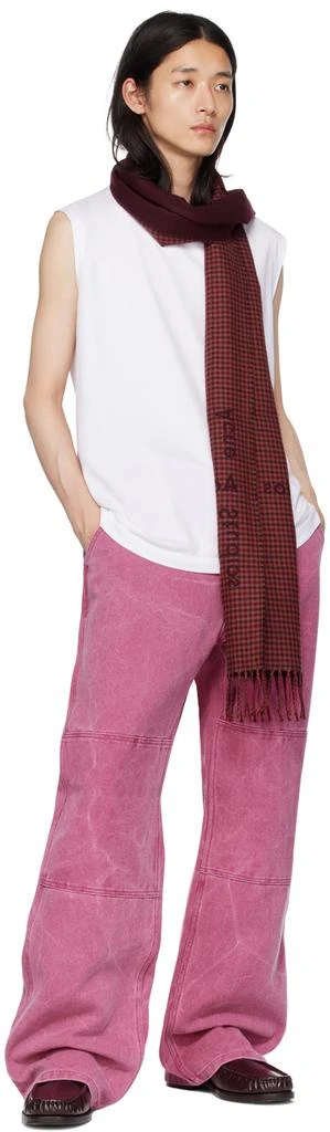商品Acne Studios|Burgundy Vasto Scarf,价格¥1260,第3张图片详细描述