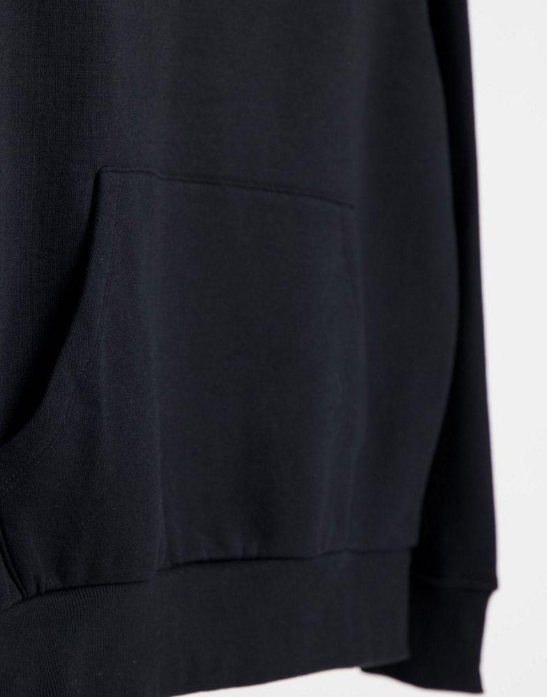商品ASOS|ASOS DESIGN oversized boyfriend hoodie in black,价格¥172,第5张图片详细描述