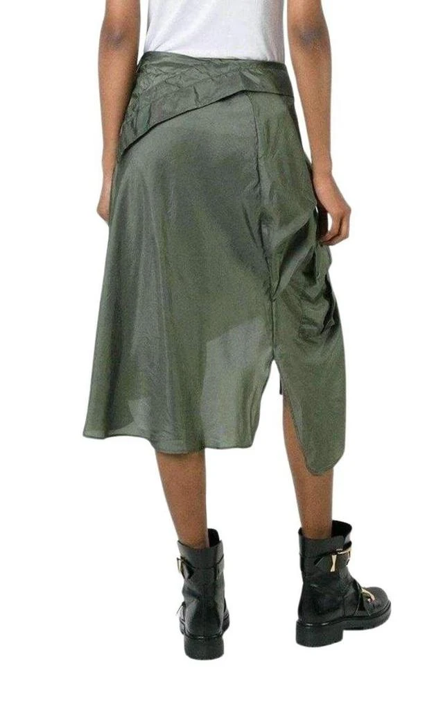 商品Faith Connexion|Shirt Style Asymmetric Silk Skirt,价格¥4225,第3张图片详细描述