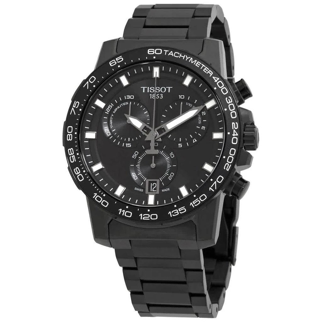 商品Tissot|T-Sport Chronograph Quartz Black Dial Men's Watch T125.617.33.051.00,价格¥2885,第1张图片