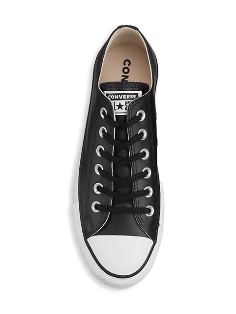 商品Converse|Chuck Taylor All Star Leather Platform Low-Top Sneakers,价格¥528,第4张图片详细描述