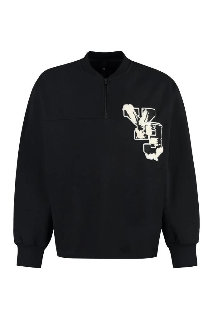 商品Y-3|Y-3 ADIDAS HALF ZIP SWEATSHIRT,价格¥1609,第1张图片