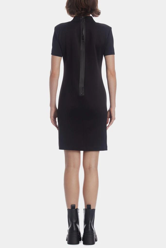 商品Karl Lagerfeld Paris|Short Sleeve Mock Neck Dress,价格¥304,第2张图片详细描述