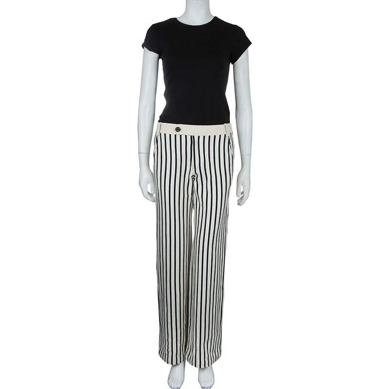 商品[二手商品] Derek Lam|10 Crosby Derek Lam Striped Cotton Trousers S,价格¥1122,第2张图片详细描述