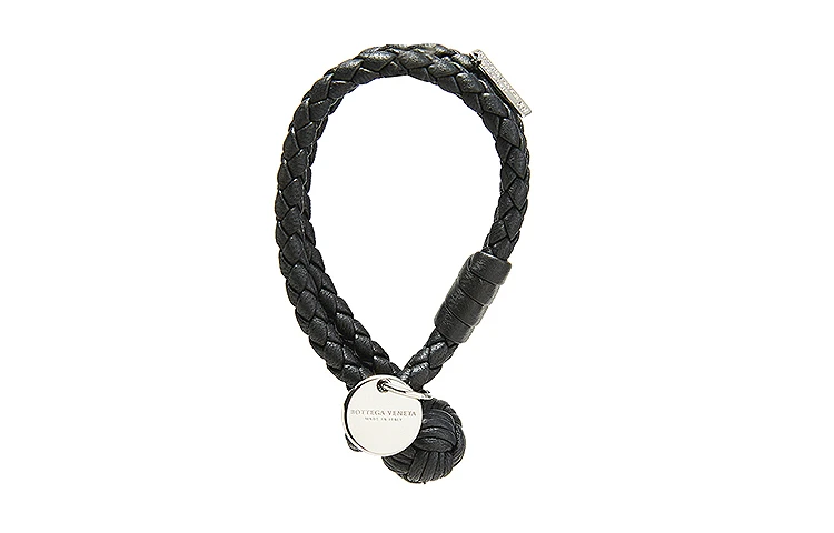 商品[国内直发] Bottega Veneta|葆蝶家 Logo印刻 编织设计 羊皮 手链 男款,价格¥2105,第1张图片