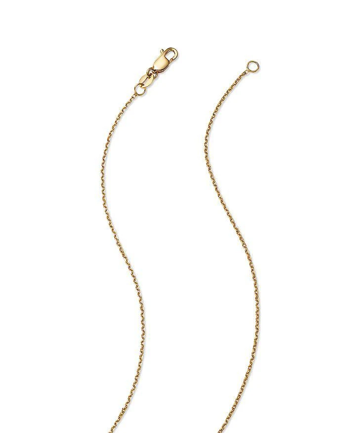 商品Bloomingdale's|Emerald & Diamond Droplet Necklace in 14K Yellow Gold, 16" - 100% Exclusive,价格¥23069,第5张图片详细描述