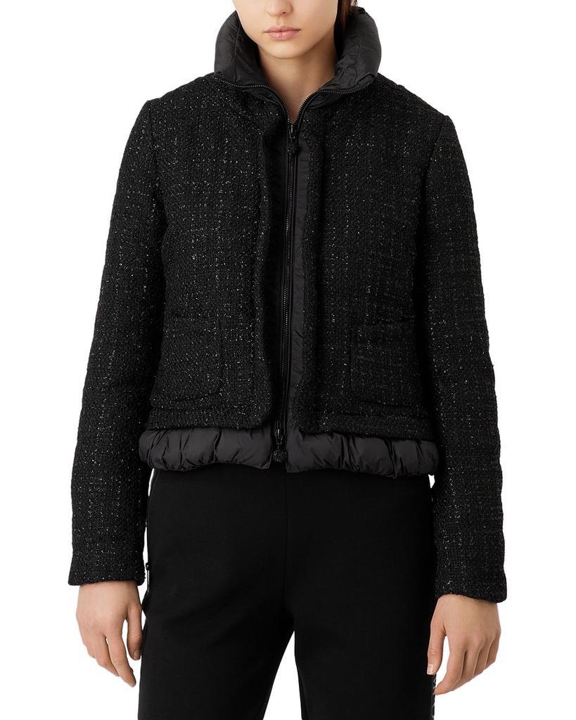商品Emporio Armani|Metallic Tweed Jacket,价格¥4828,第1张图片