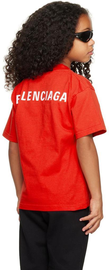 商品Balenciaga|Kids Red Vintage T-Shirt,价格¥1467,第5张图片详细描述