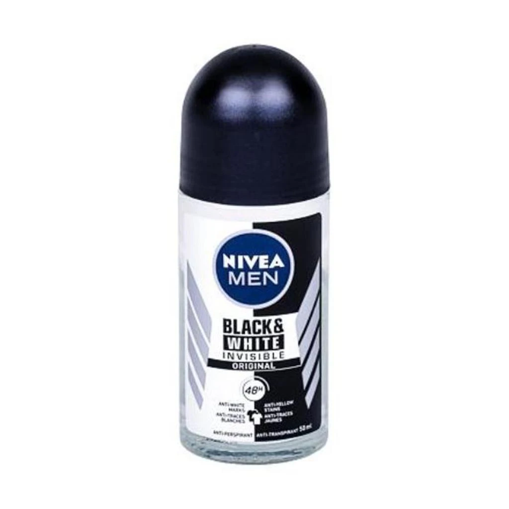 商品Nivea|50 ml Men Invisible Black & White Antiperspirant Roll on Pack of 6,价格¥273,第2张图片详细描述