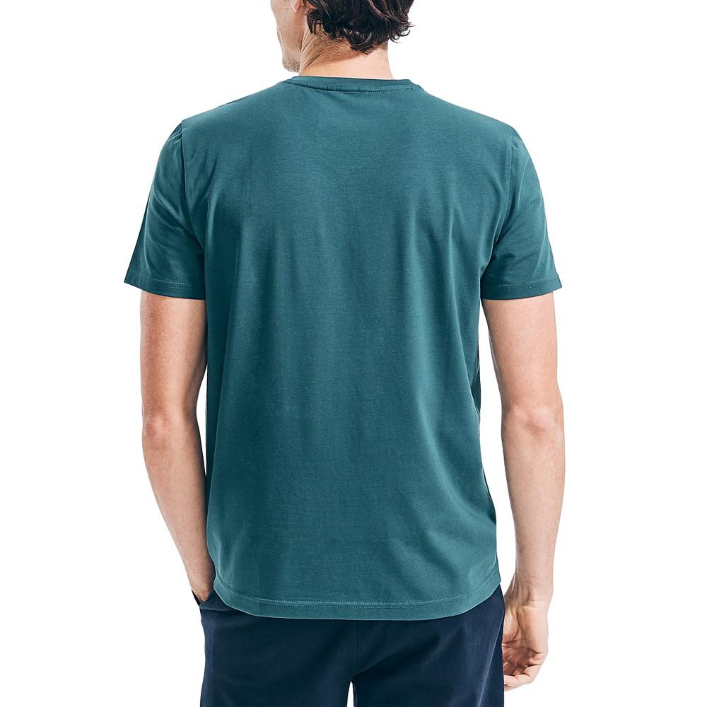 Men's J-Class Logo Classic-Fit Cotton V-Neck T-Shirt商品第2张图片规格展示