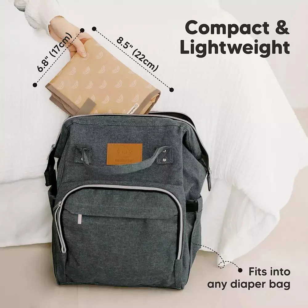 商品KeaBabies|Swift Diaper Changing Pad, Portable Waterproof Diaper Changing Pad for Baby, Travel Changing Pad for Diaper Bag,价格¥105,第2张图片详细描述
