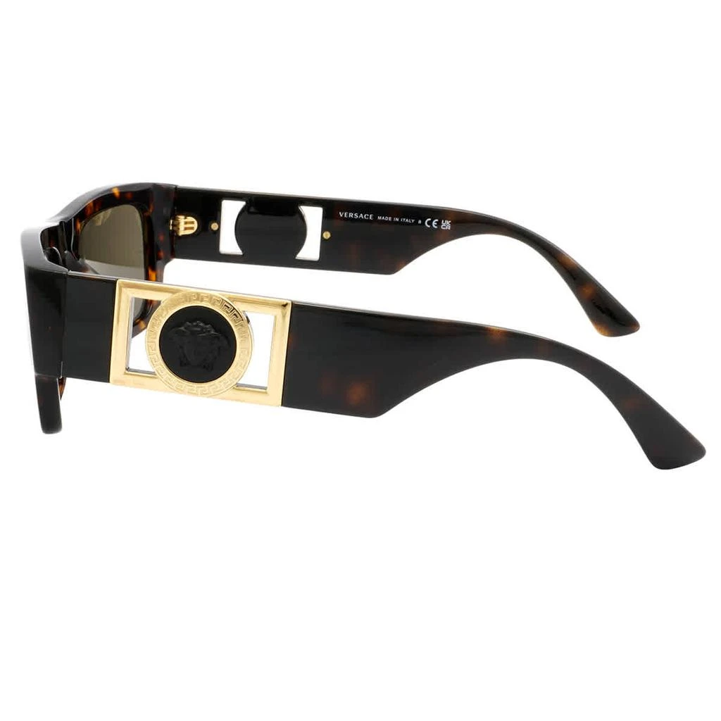 商品Versace|Brown Rectangular Men's Sunglasses VE4416U 108/3 53,价格¥980,第3张图片详细描述