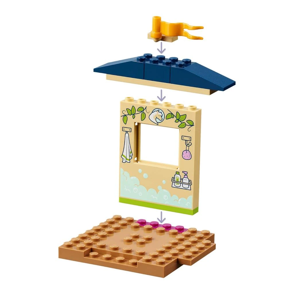 商品LEGO|LEGO Friends: Pony-Washing Stable Horse Toy 4+ Set (41696),价格¥110,第5张图片详细描述