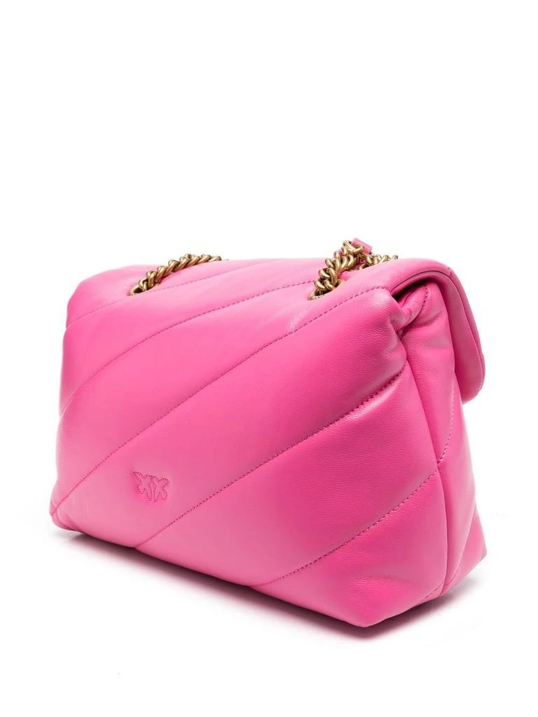 商品PINKO|Pinko women's fuchsia leather shoulder bag,价格¥2977,第3张图片详细描述