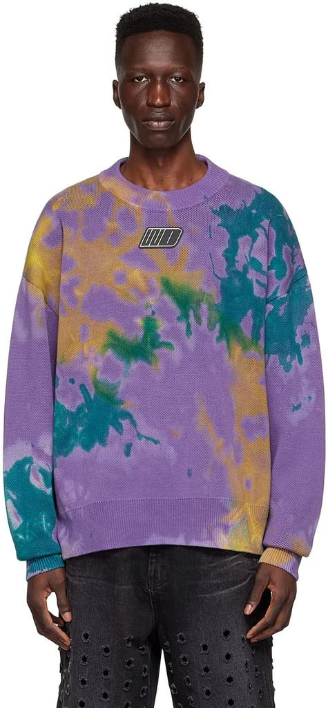 商品We11done|Purple Cotton Sweater,价格¥1553,第1张图片