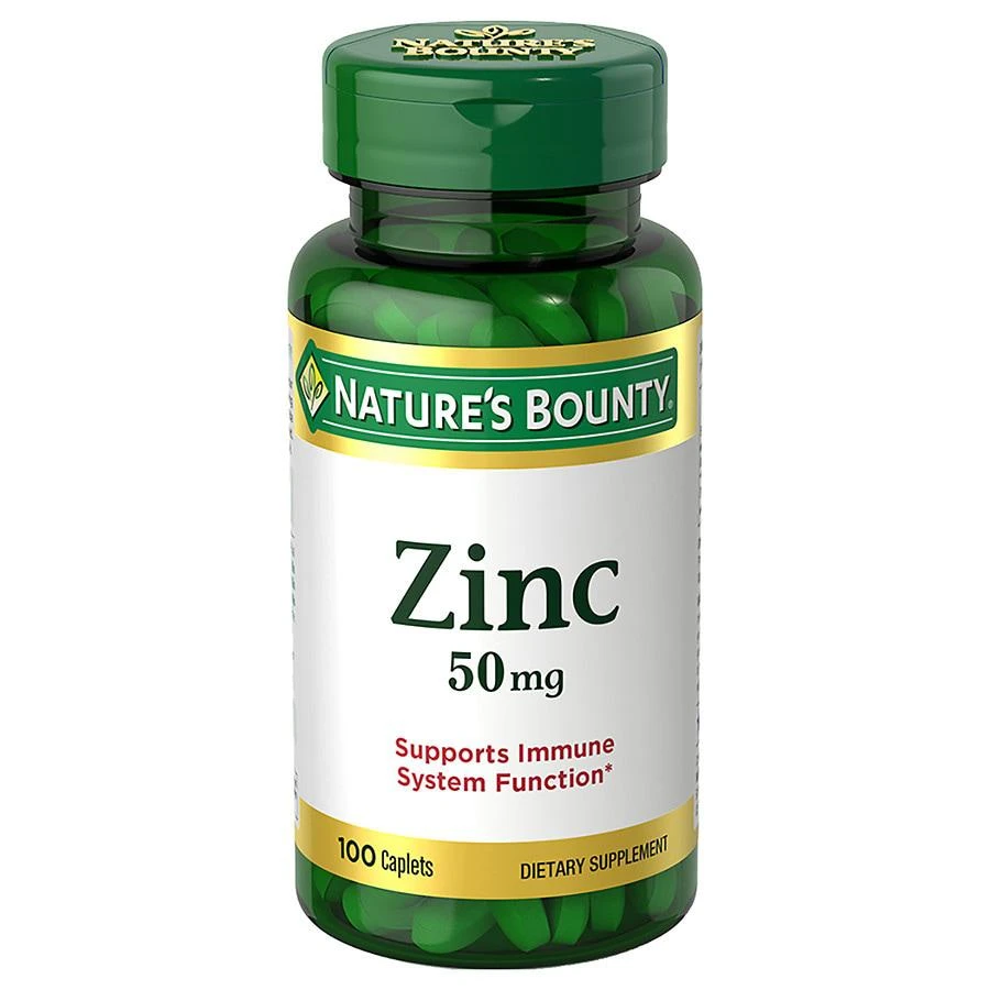 商品Nature's Bounty|Zinc 50 mg Caplets,价格¥51,第1张图片