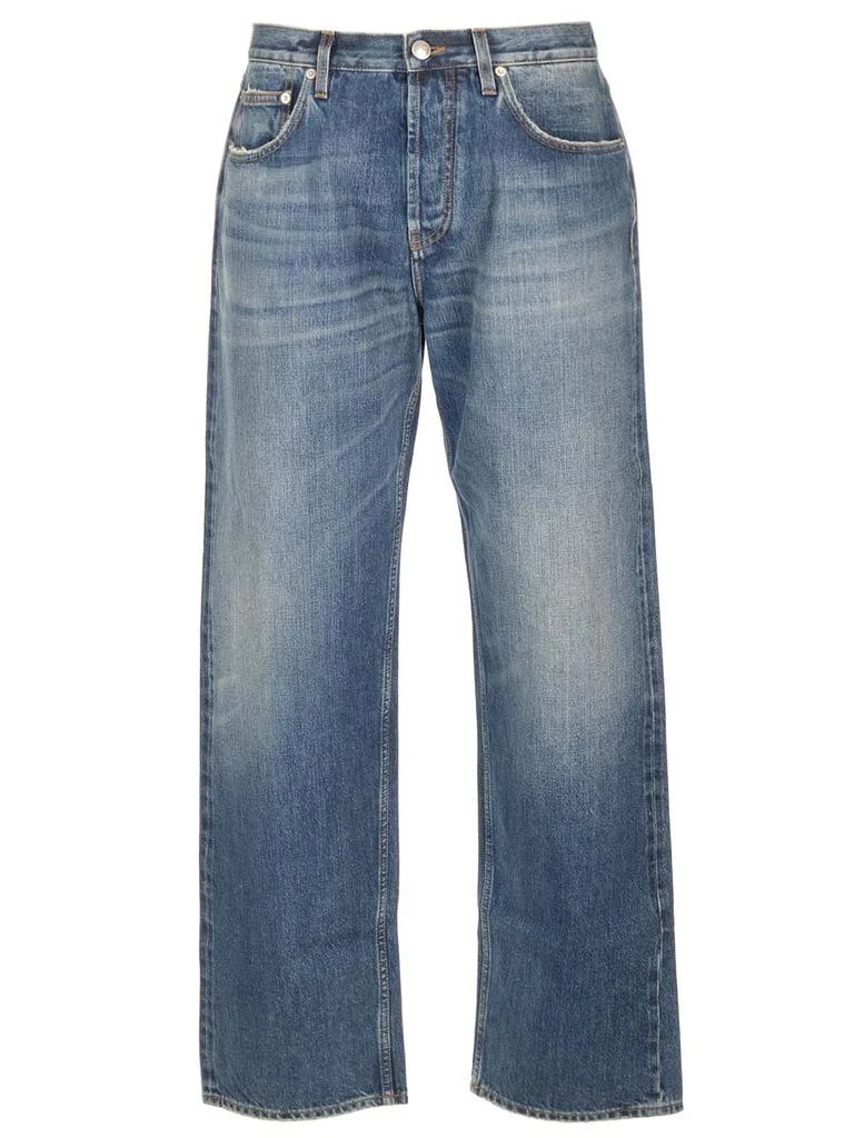 商品Burberry|Burberry Logo Patch Straight-Leg Jeans,价格¥4475-¥5196,第1张图片