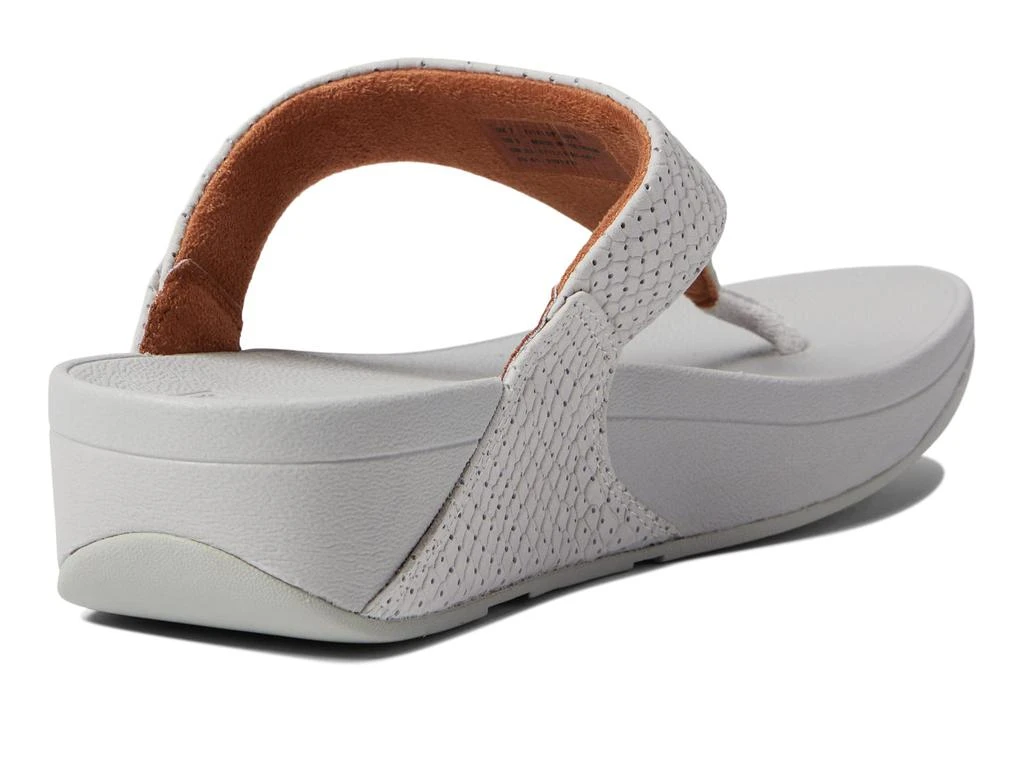 商品FitFlop|Lulu Perf Croc-Embossed Leather Toe Post Sandals,价格¥463,第5张图片详细描述