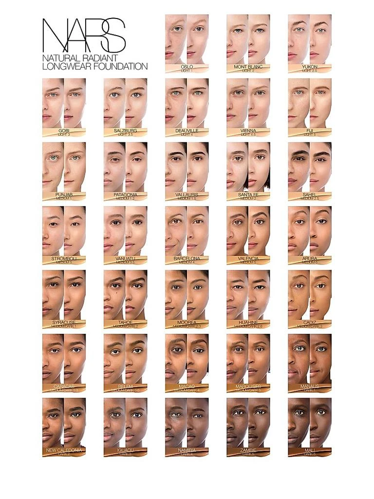 商品NARS|Natural Radiant Longwear Foundation,价格¥405,第2张图片详细描述