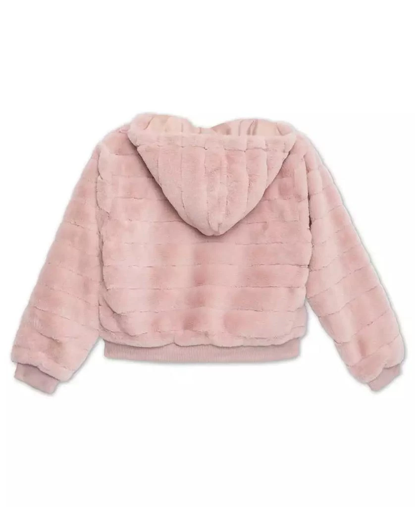 商品Speechless|Big Girls Faux Fur Zip Up Hooded Jacket,价格¥113,第3张图片详细描述