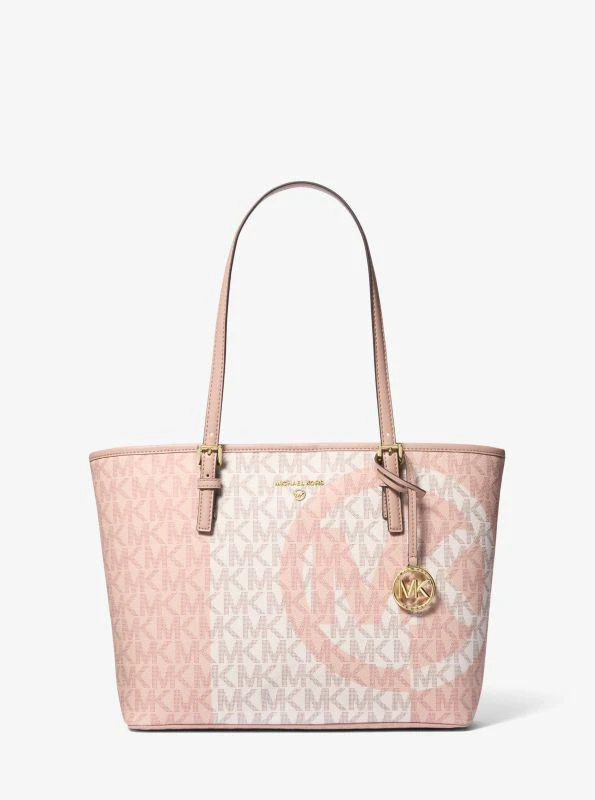 商品Michael Kors|Jet Set Charm Medium Two-Tone Logo Tote Bag,价格¥1055,第1张图片