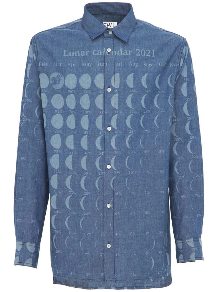 商品Loewe|Paula Moon Calendar Cotton Shirt,价格¥2874,第1张图片