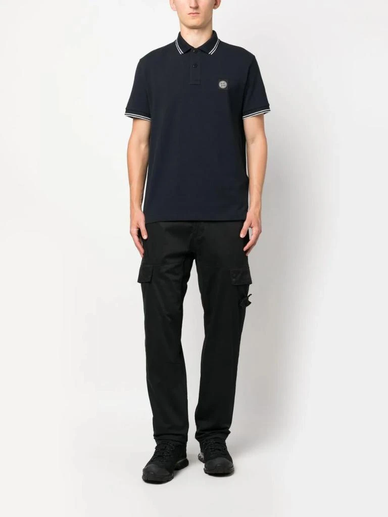 商品Stone Island|Logo polo shirt,价格¥1082,第2张图片详细描述