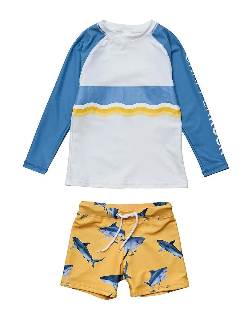 商品Snapper Rock|Snapper Rock Sunrise Shark Baby Swim Set,价格¥88,第1张图片