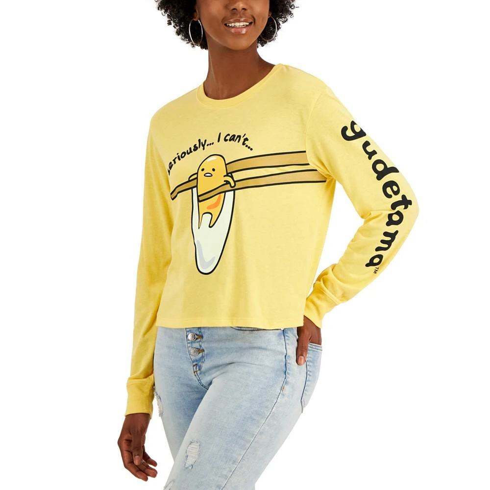 商品Love Tribe|Juniors' Gudetama Seriously I Can't Graphic Top,价格¥185,第1张图片