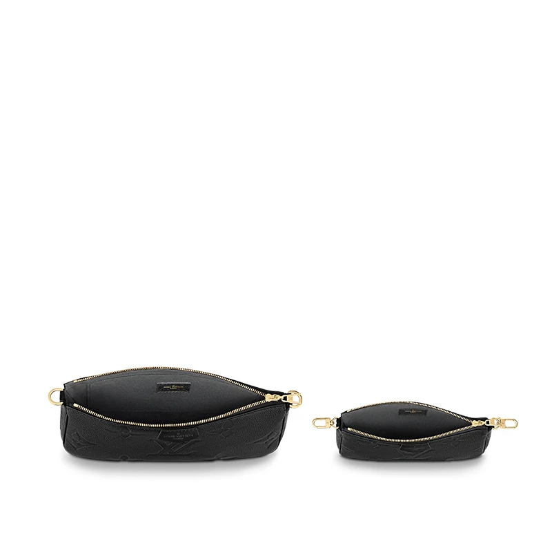 预售十天 Louis Vuitton/路易威登  Multi Pochette系列 女士黑色徽标压纹粒面小牛皮可调节肩带链条单肩手拿包M80399 商品