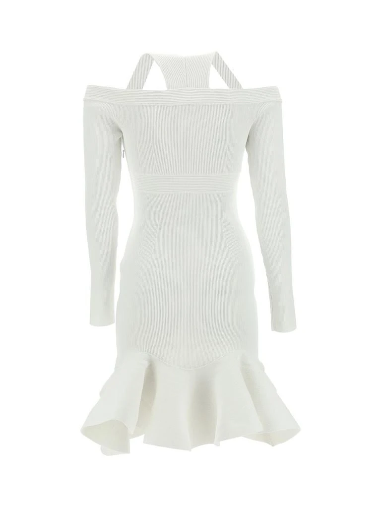 商品Alexander McQueen|Alexander McQueen Ruffle Detailed Flared Mini Dress,价格¥7895,第2张图片详细描述