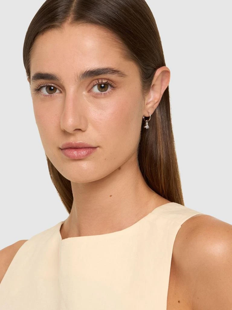 商品Vivienne Westwood|Nina Spark Crystal Hoop Earrings,价格¥1219,第1张图片详细描述