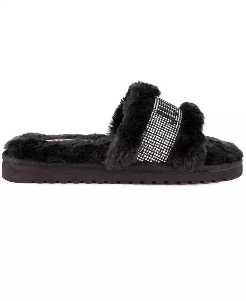 商品Juicy Couture|Women's Halo Faux Fur Slip-On Slippers,价格¥337,第2张图片详细描述