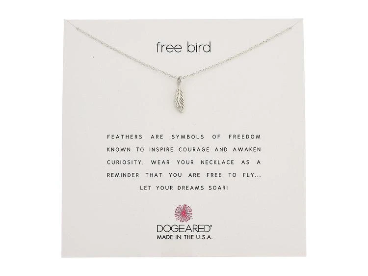 商品Dogeared|Free Bird, Open Feather Necklace,价格¥321,第1张图片