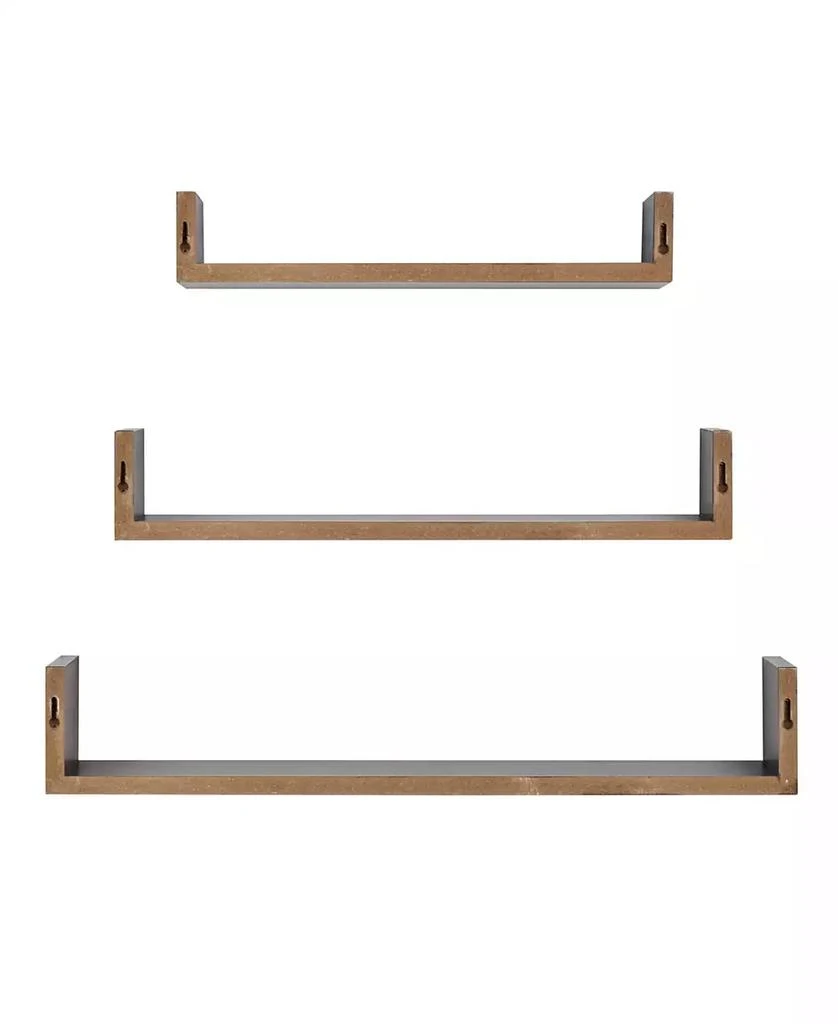 Aalto U-Shaped Floating Wall Shelves, Set of 3 商品