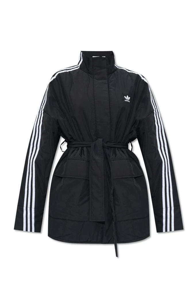 商品Adidas|Adidas Originals Stripe-Detailed Belted Jacket,价格¥1191,第1张图片