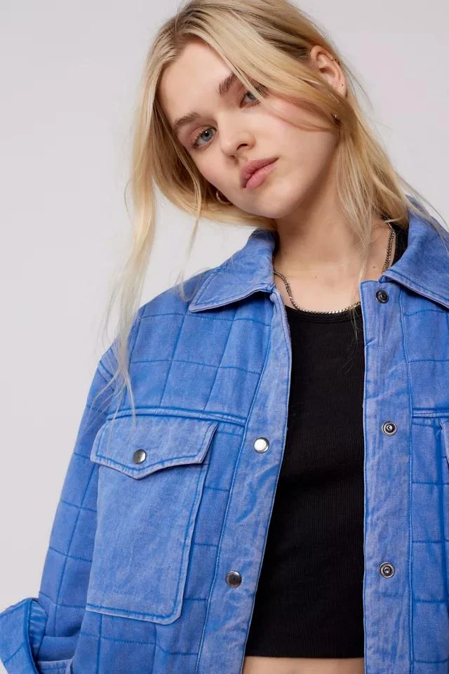 商品Urban Outfitters|UO Gemma Quilted Chore Jacket,价格¥457,第5张图片详细描述