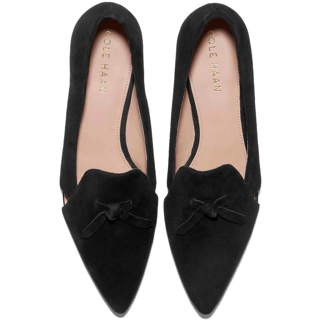 商品Cole Haan|Cole Haan Womens Viola Skimmer Faux Suede Pointed Toe Loafers,价格¥349,第5张图片详细描述