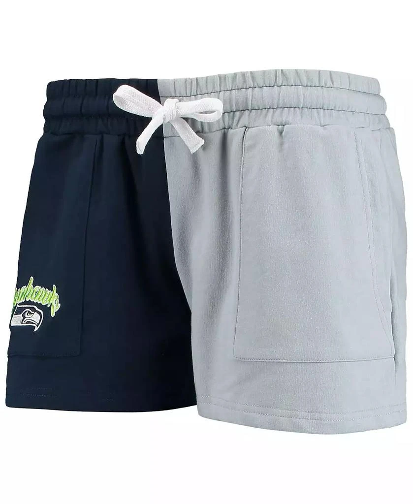 商品FOCO|Women's College Navy, Neon Green Seattle Seahawks Color-Block Lounge Set,价格¥449,第4张图片详细描述