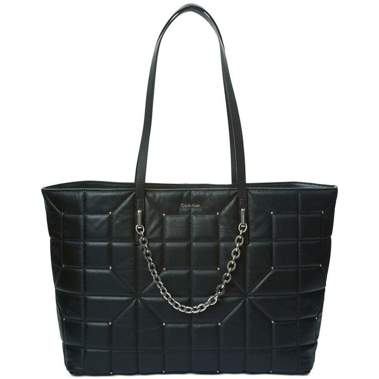 商品Calvin Klein|Hera Quilted Extra-Large Tote,价格¥530,第1张图片