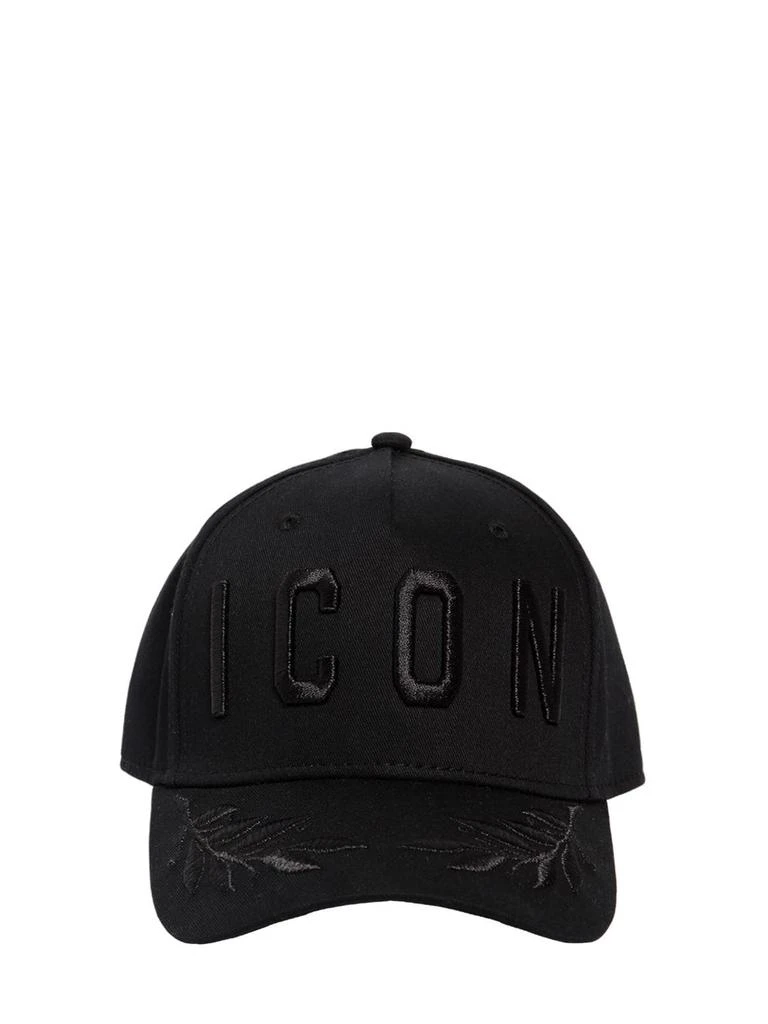 商品DSQUARED2|Icon Cotton Canvas Baseball Hat,价格¥918,第1张图片