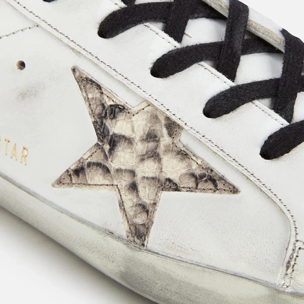 商品Golden Goose|Golden Goose Women's Superstar Leather Trainers,价格¥3864,第4张图片详细描述