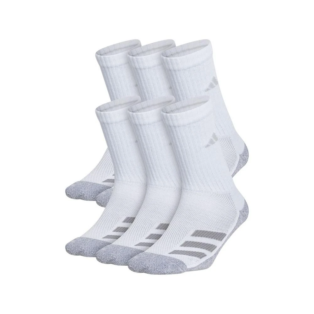 商品Adidas|Big Boys Cushioned Angle Stripe Crew Sock Pack of 6,价格¥120,第1张图片