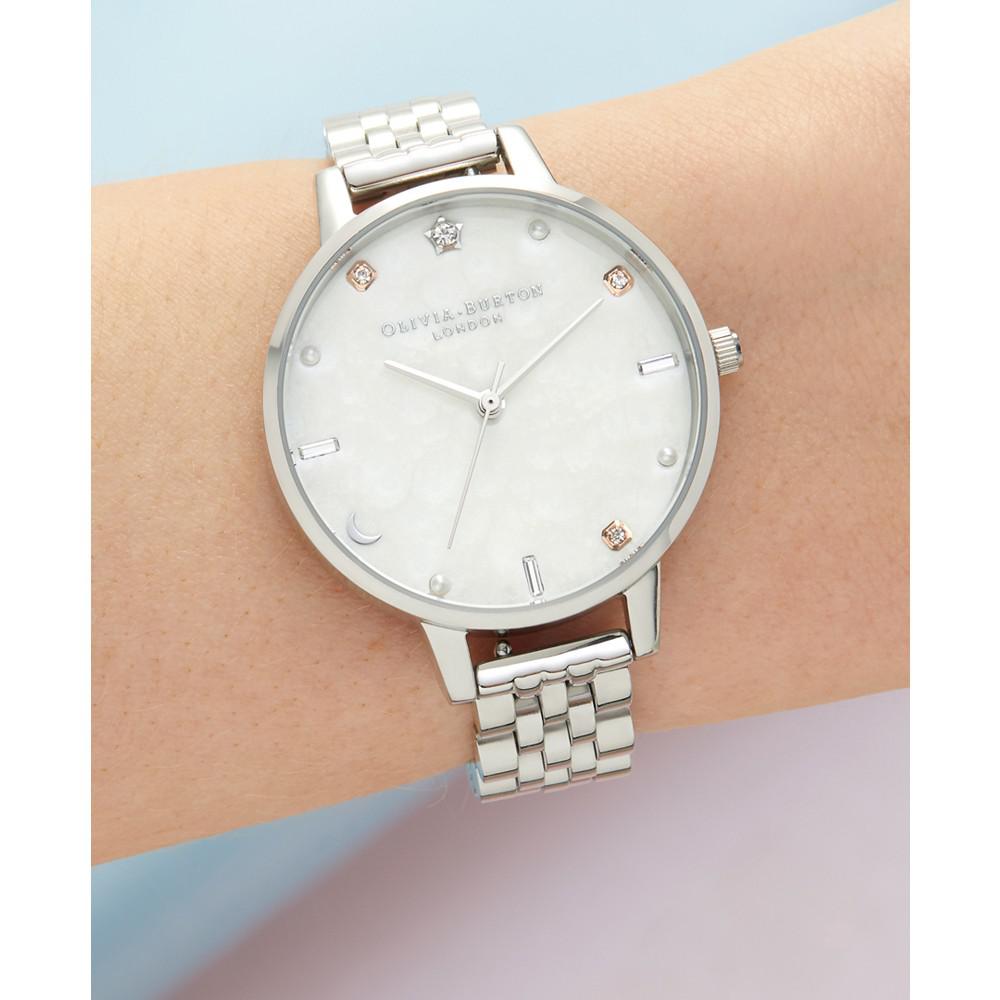 Women's Celestial Stainless Steel Bracelet Watch 34mm商品第3张图片规格展示