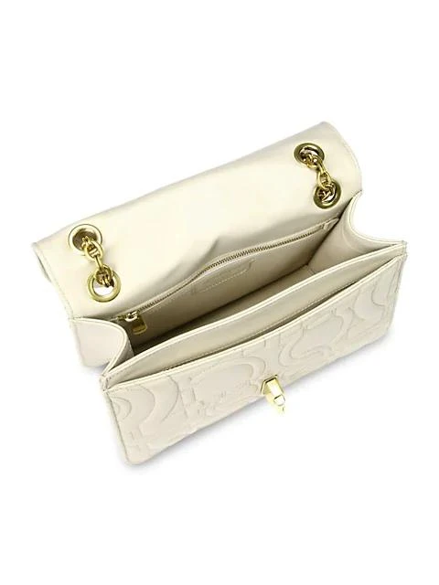 商品Salvatore Ferragamo|Large Gancini Quilted Leather Shoulder Bag,价格¥17163,第4张图片详细描述