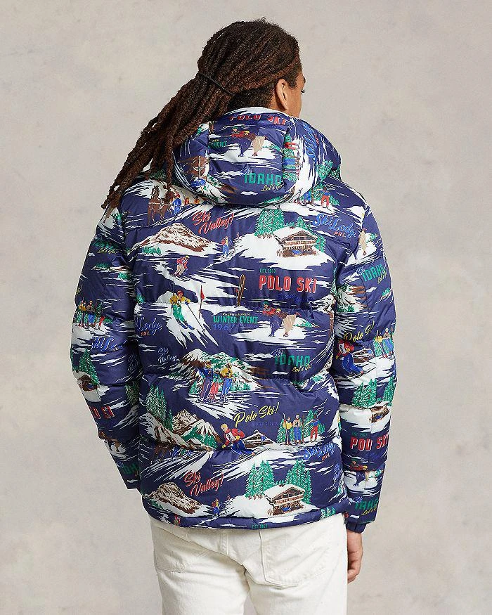 商品Ralph Lauren|Water-Repellent Down Print Jacket,价格¥1346,第3张图片详细描述