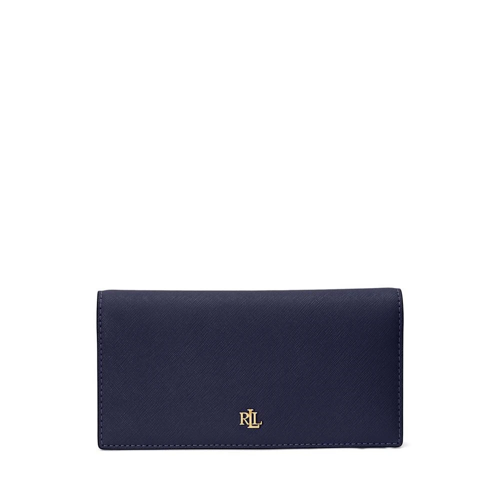 商品Ralph Lauren|Crosshatch Leather Slim Wallet,价格¥712,第1张图片